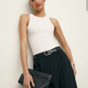 Reformation Tasha Tank Ivory - Size S